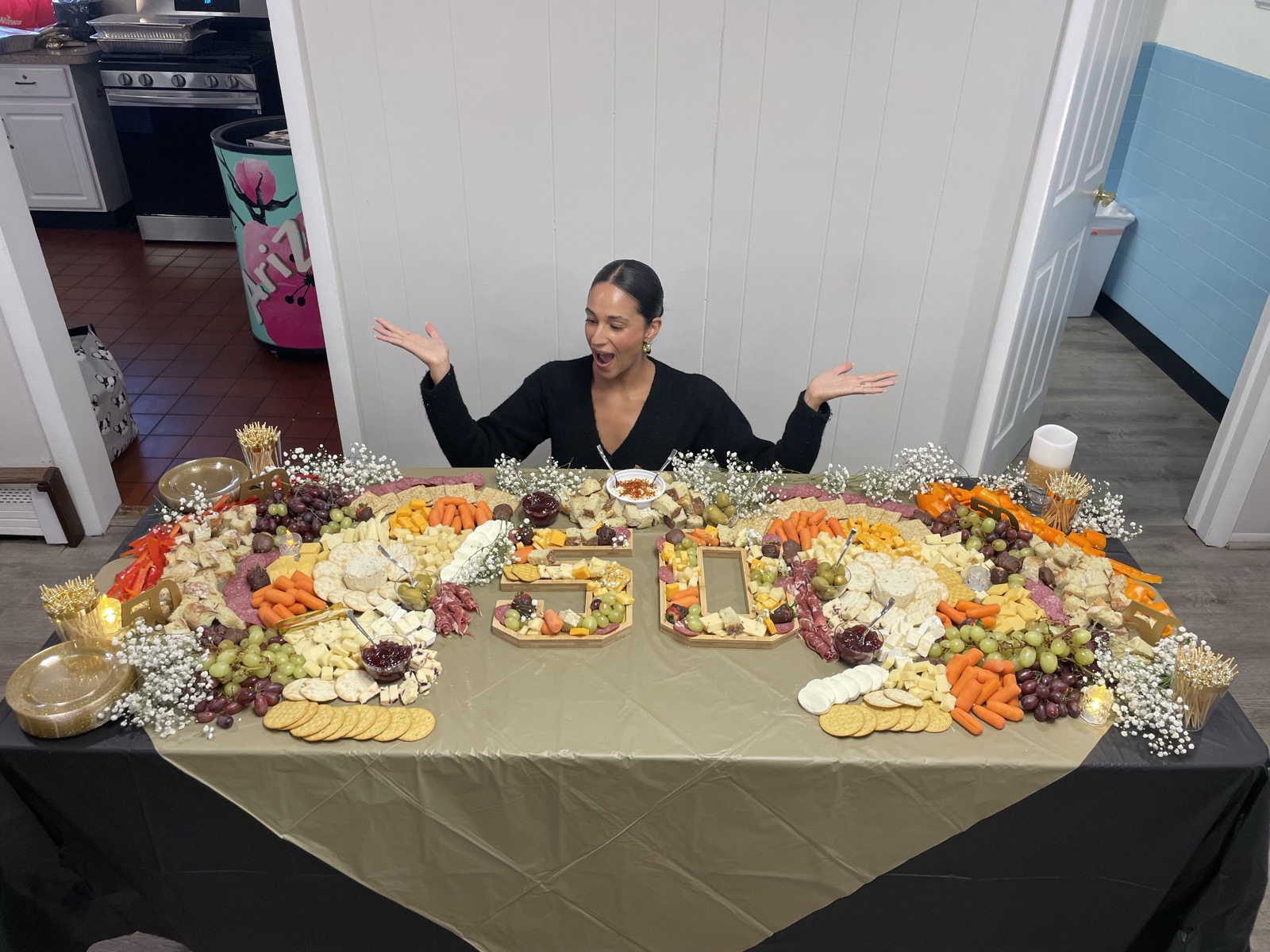 A Fig & Faith gathering table set up for a celebration